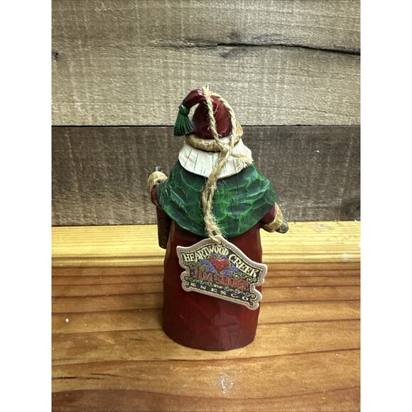 JIM SHORE 5.5" Old World Santa Claus w/ Lantern Christmas Ornament - Picture 3 of 5